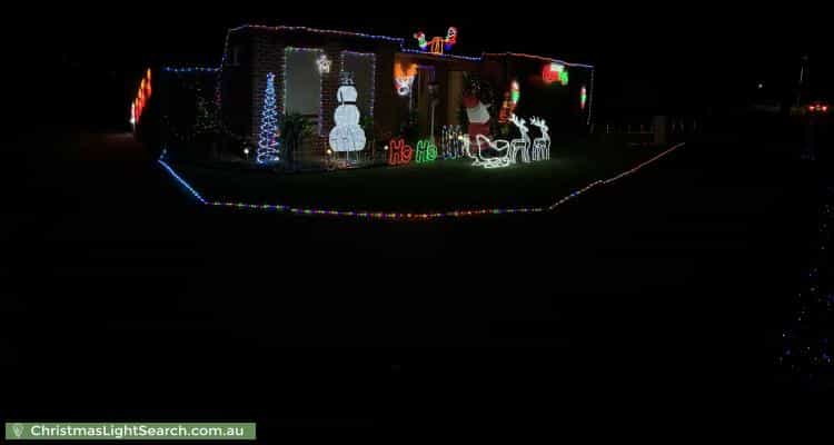Christmas Light display at 8 Sandpiper Way, South Morang