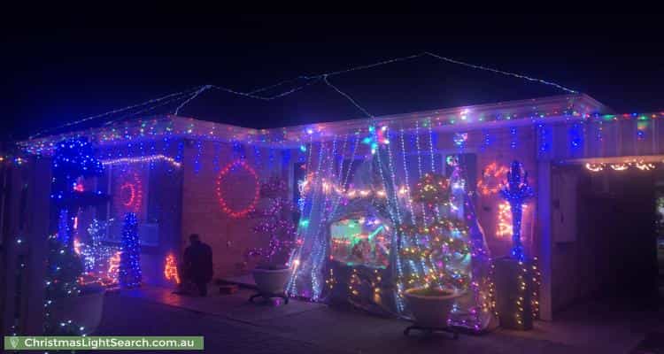 Christmas Light display at 32 Ninth Avenue, Woodville North