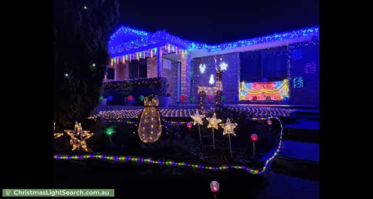 Christmas Light display at 53 Forder Road, Noranda