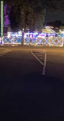 Christmas Light display at 118 Cameron Parade, Bundoora