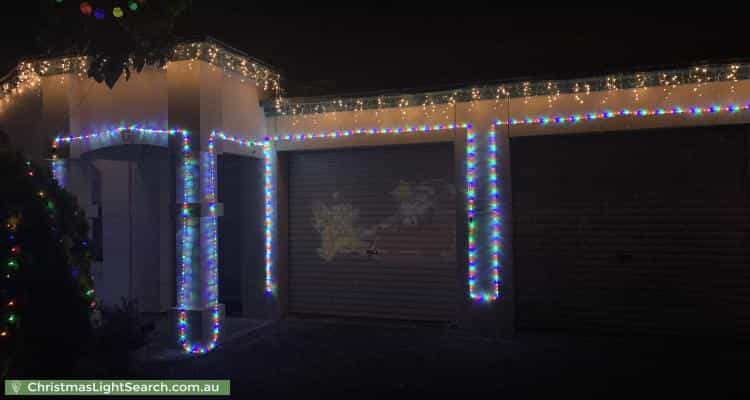 Christmas Light display at 6 Wintershall Street, Oakden