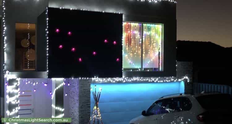 Christmas Light display at 76 Milne Street, Bayswater