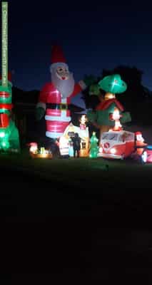 Christmas Light display at 18 Farmer Street, Newton