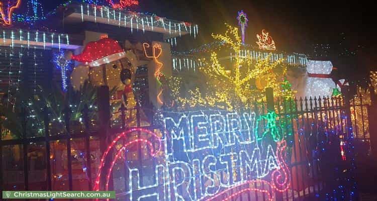Christmas Light display at 22 Pepperbush Circuit, Cranbourne
