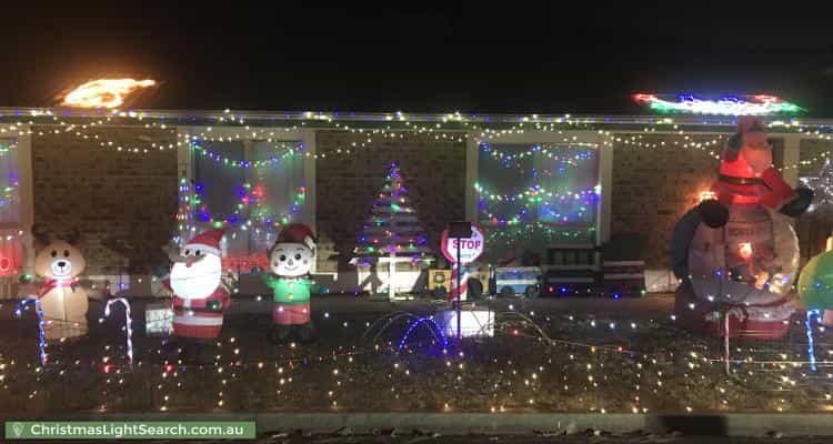 Christmas Light display at Walker Court, Enfield