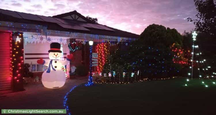 Christmas Light display at 28 Applecross Drive, Blakeview
