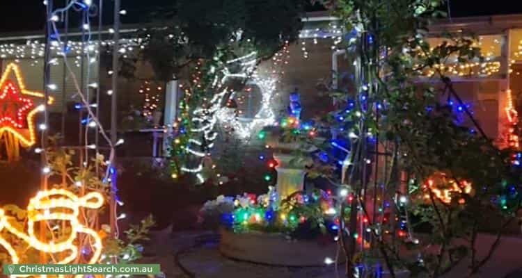 Christmas Light display at 6 Colby Place, Hampton Park