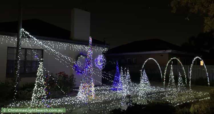 Christmas Light display at 56 Seaforth Avenue, Somerton Park