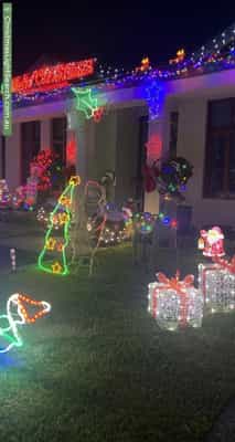 Christmas Light display at 6 Windsor Avenue, Clapham