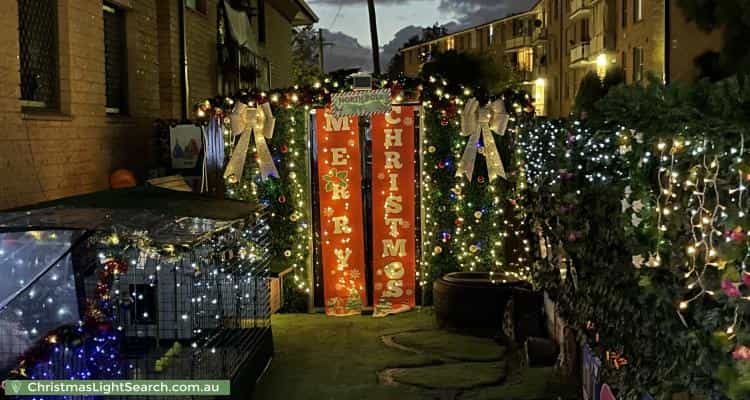 Christmas Light display at 44-46 Hill Street, Marrickville