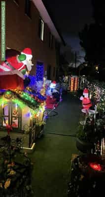 Christmas Light display at 44-46 Hill Street, Marrickville
