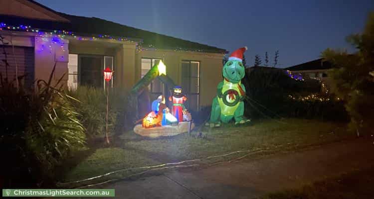Christmas Light display at 7 Wordsworth Drive, Berwick