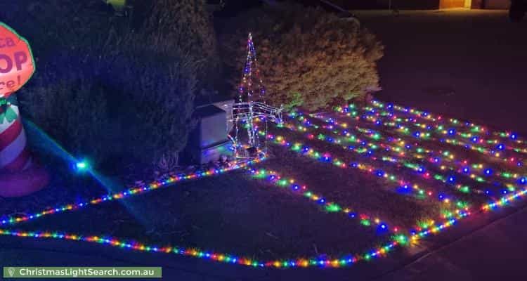 Christmas Light display at 21 Mary Crescent, Craigmore