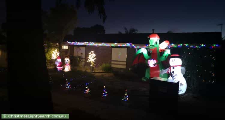 Christmas Light display at 10 Turtur Drive, Paralowie