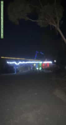 Christmas Light display at  Frahn Road, Northern Heights