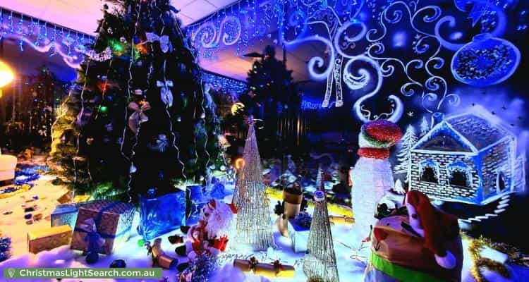 Christmas Light display at 19 Frankston Gardens Drive, Carrum Downs
