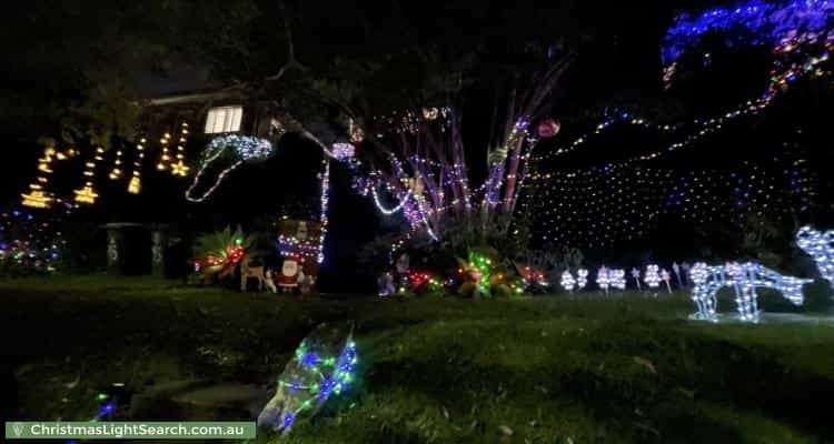 Christmas Light display at 95 Slade Road, Bardwell Park