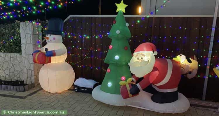 Christmas Light display at 8 Tranquility Way, Halls Head