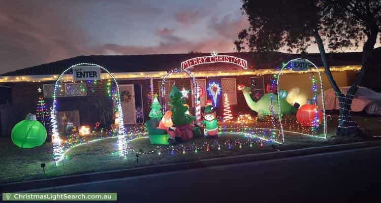 Christmas Light display at  Glenwood Crescent, Kidman Park