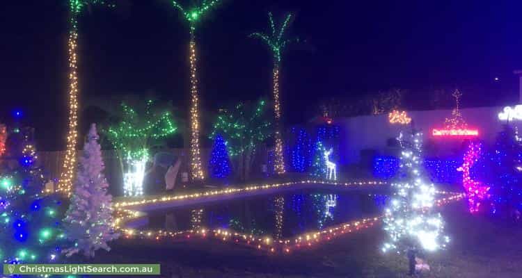 Christmas Light display at  Moncrieff Court, Mount Ommaney