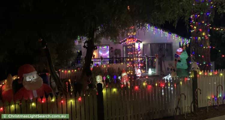 Christmas Light display at 1 Nara Road, Mitcham