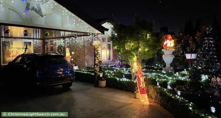 Christmas Light display at 301 Ohea Street, Pascoe Vale