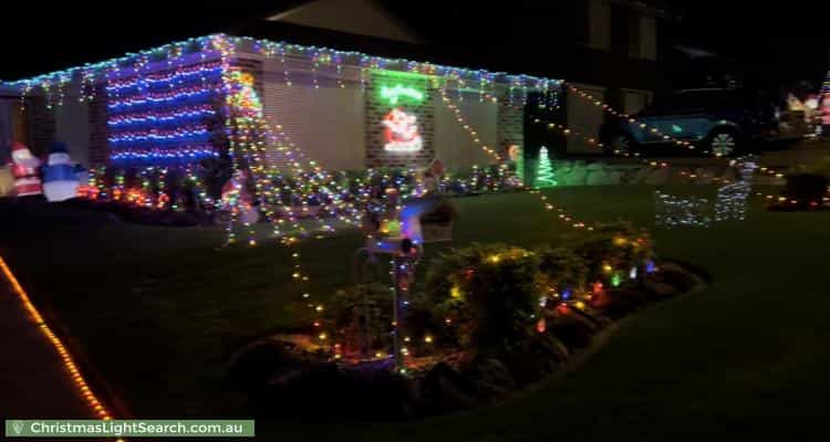 Christmas Light display at 5 Ballantrae Drive, Saint Andrews