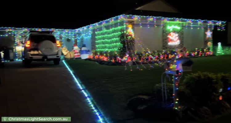 Christmas Light display at 5 Ballantrae Drive, Saint Andrews