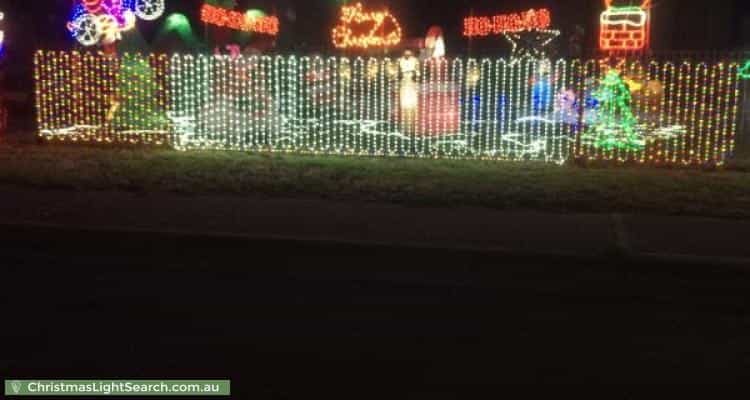 Christmas Light display at 44 Harold Lea Way, Hackham