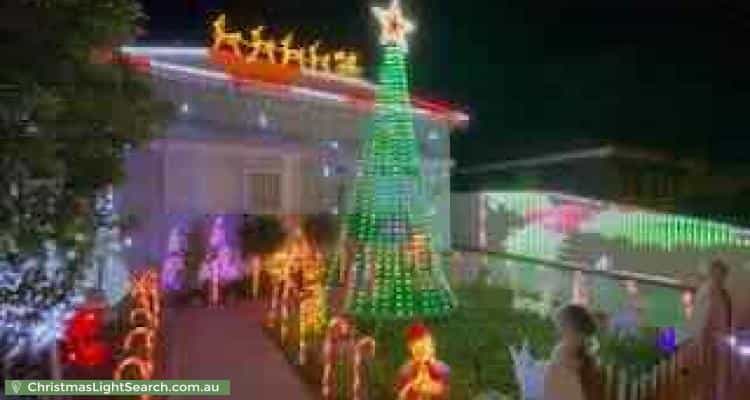 Christmas Light display at 15 Station Road, Williamstown
