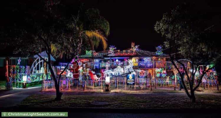 Christmas Light display at 39 Alice Street, Rooty Hill