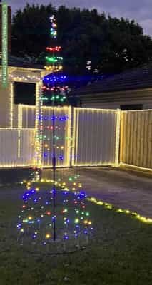 Christmas Light display at 71 Loongana Avenue, Glenroy