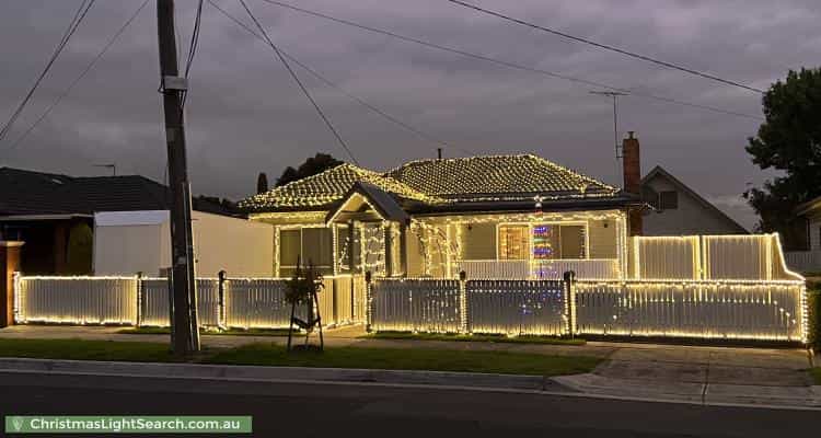 Christmas Light display at 71 Loongana Avenue, Glenroy