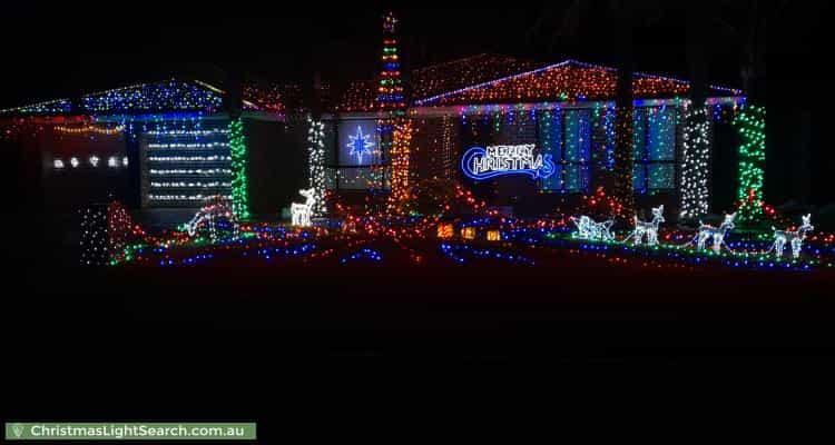 Christmas Light display at 35 Toorak Drive, Blakeview