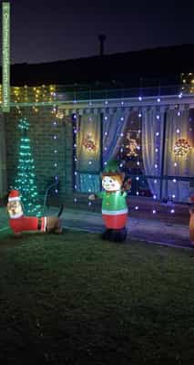 Christmas Light display at 6 Sedgemoor Road, Craigmore