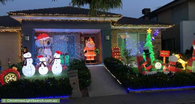 Christmas Light display at 11 Wattle Tree Drive, Point Cook