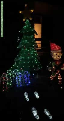 Christmas Light display at 6 Falcon Avenue, Hallett Cove