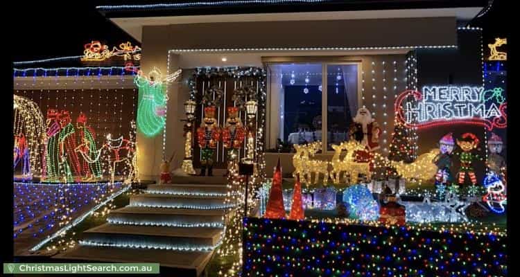 Christmas Light display at 141 Elevation Boulevard, Craigieburn