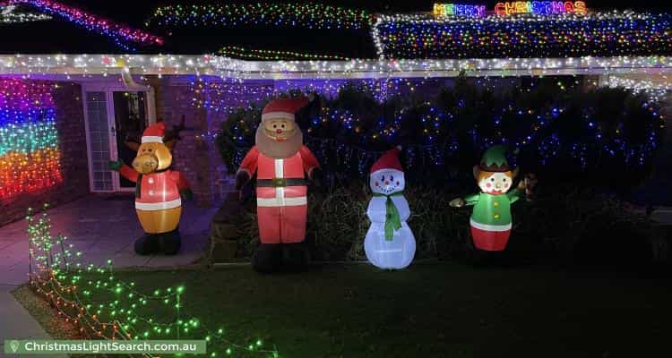 Christmas Light display at  Skyline Drive, Hillbank