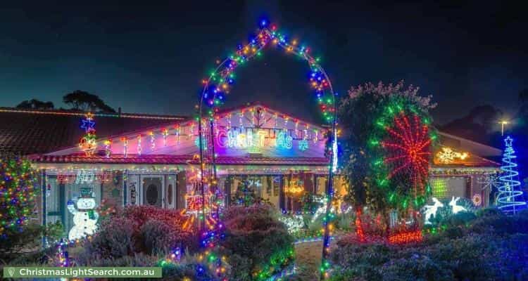 Christmas Light display at 17 Middleton Circuit, Gowrie