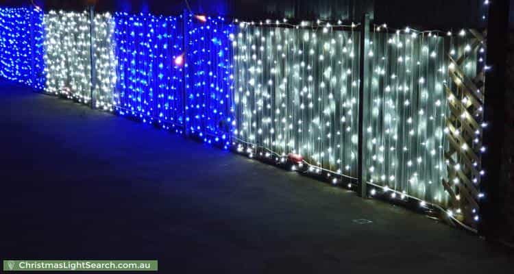 Christmas Light display at 13 Bolton Avenue, Devon Park