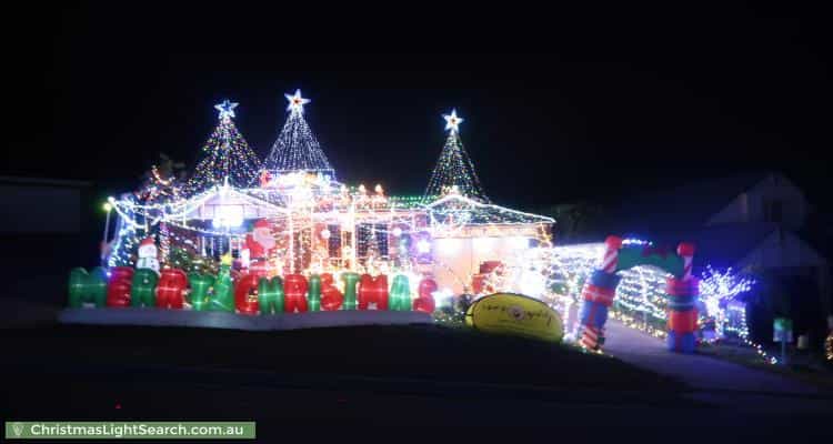 Christmas Light display at  Kristina Court, Pakenham