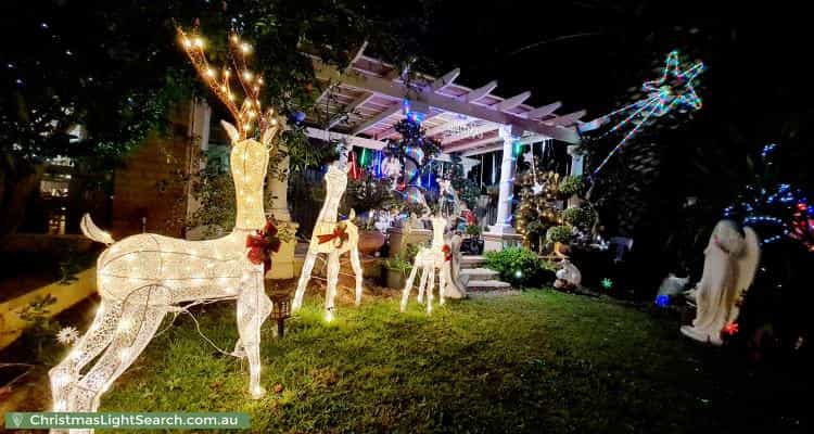 Christmas Light display at 19 Lakeway Drive, Kingsley