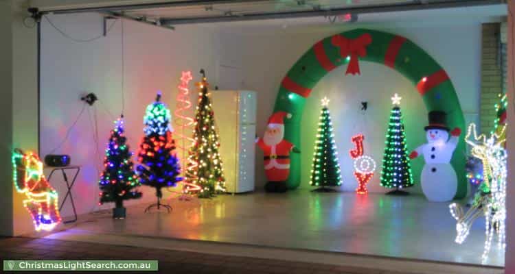 Christmas Light display at 14A Fulton Street, Gilles Plains