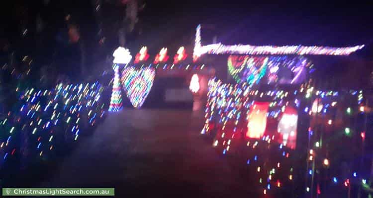 Christmas Light display at 123 Pembroke Road, Mooroolbark