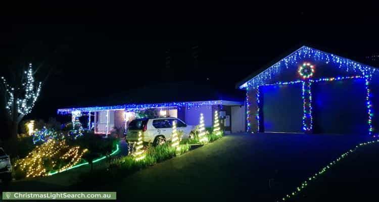 Christmas Light display at  Federation Court, Bellevue Heights