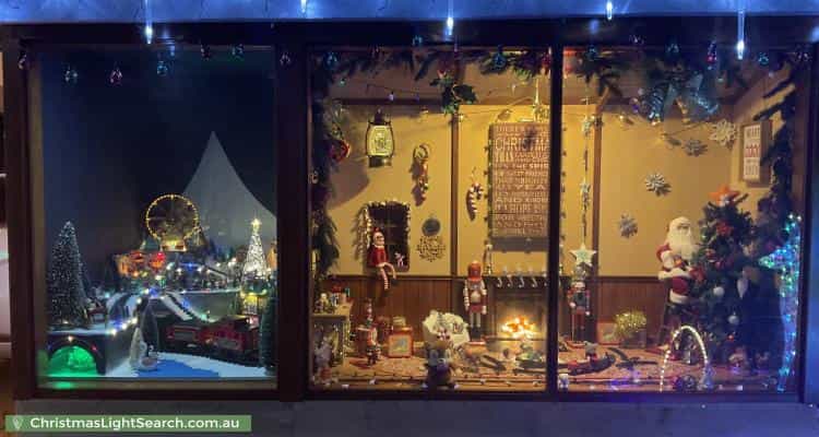Christmas Light display at 57 Solar Drive, Whittington