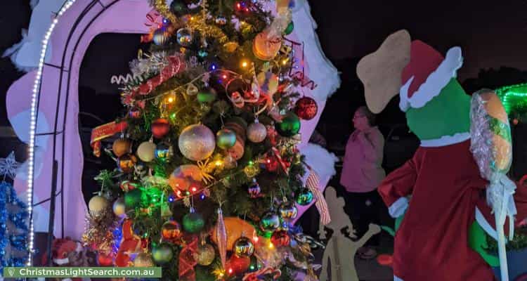 Christmas Light display at 8 La Salle Road, Alexander Heights