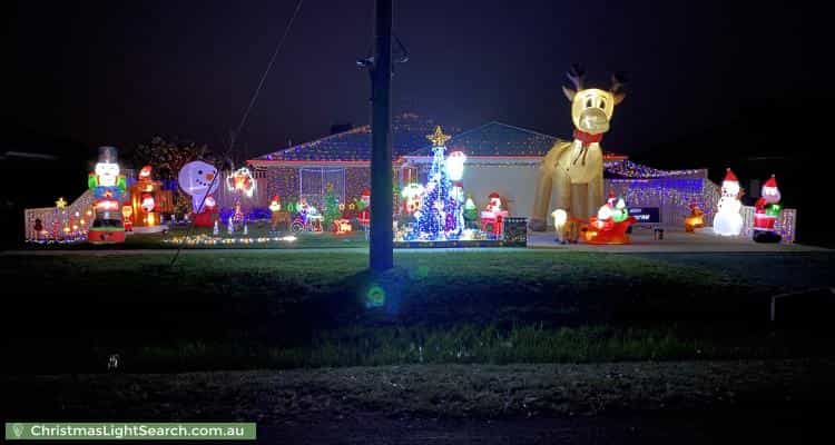 Christmas Light display at 28 Four Mile Road, Benalla