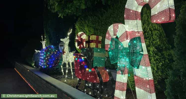 Christmas Light display at 28 Haideh Place, Wantirna South